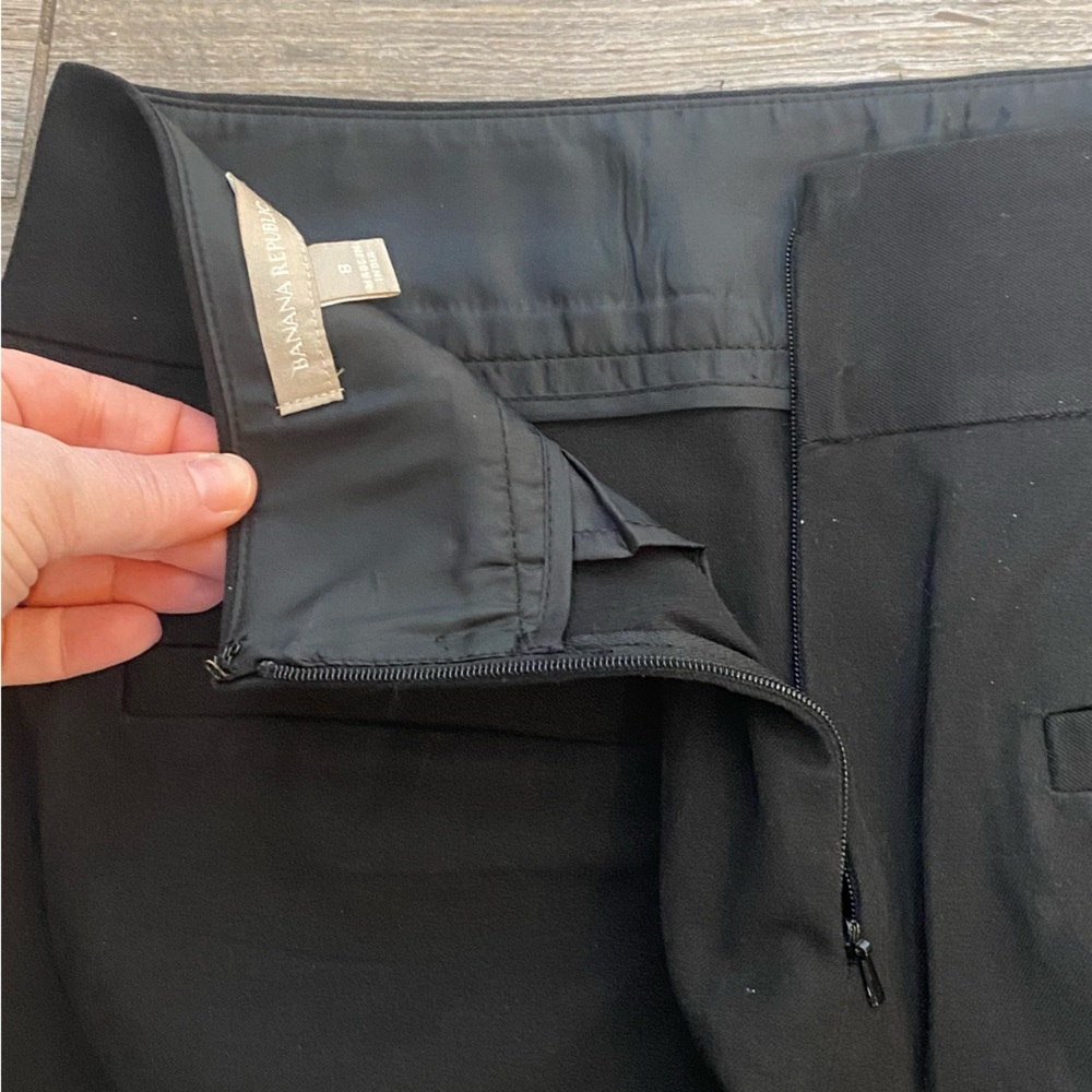Banana Republic 8 Black Pencil Skirt - Picture 4 of 7